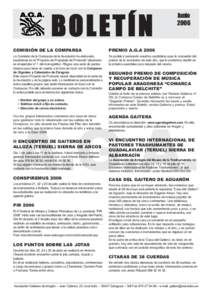 BOLETÍN  Junio[removed]COMISIÓN DE LA COMPARSA