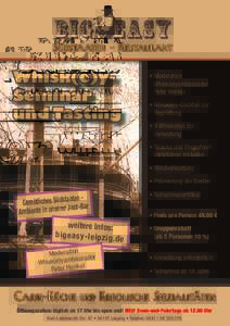 Whisk(e)ySeminar und Tasting • Moderation Whisk(e)yambassador Peter Henkel