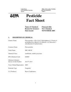 US EPA - Pesticides - Fact Sheet for Fluoxastrobin