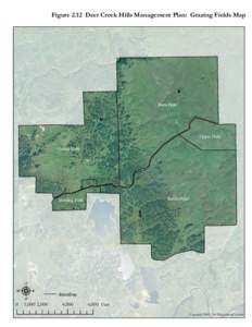 Figure 2.12 Deer Creek Hills Management Plan: Grazing Fields Map  Barn Field Upper Field Corral Field