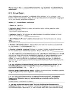 North Central Association of Colleges and Schools / Integrated Postsecondary Education Data System / United States Department of Education