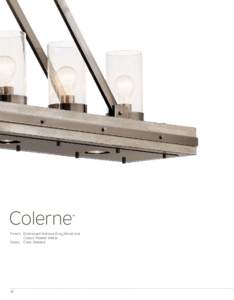 Colerne  ™ Finish: Distressed Antique Gray Wood and Classic Pewter Metal
