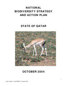 NATIONAL BIODIVERSITY STRATEGY AND ACTION PLAN