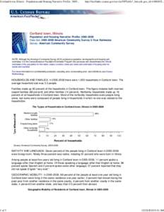 Cortland town, Illinois - Population and Housing Narrative Profile: [removed]