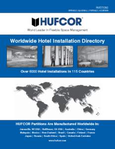 Hufcor Hotel Installation Directory Mar10.indd