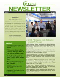 NEWSLETTER  Issue No. 5 May 2013