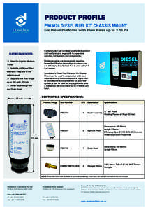 Product Profile - Diesel Fuel Kit Chassis Mount