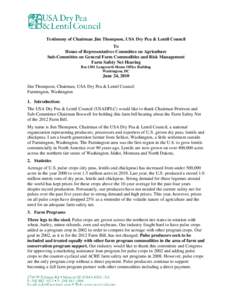 Microsoft Word - USA Dry Pea and Lentil Council Statement.doc