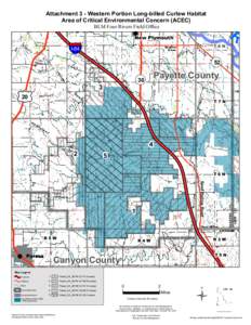 ye tt e  Attachment 3 - Western Portion Long-billed Curlew Habitat