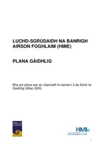 Scottish Gaelic language / Scottish Gaelic / Bòrd na Gàidhlig
