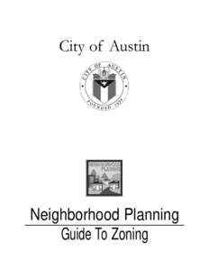 City of Austin  Neighborhood Planning Guide To Zoning  City of Austin