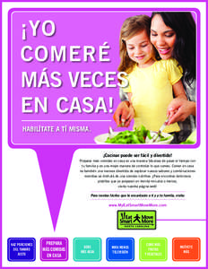 Brunette mother helping her daughter prepare salad