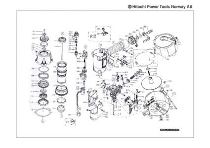 Spare parts of C31/65-B1CHitachi Power Tools Norway AS ITEM ITEM NUMBER HITACHI PARTS NO