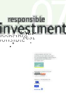 07  responsible investment A BENCHMARK REPORT ON