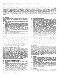 Microsoft Word - Commercial Goods and Services Agreement Jan 2011