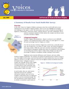 July[removed]Self-Portrait of Youth in Northern Virginia A Summary of Results From Youth Health Risk Surveys Overview