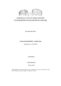 Civil recognition of Jewish divorce / Conflict of laws / Family law / European Convention on Human Rights / International relations / Child custody / Tysiąc v Poland / Podkolzina v. Latvia / Human rights instruments / Law / International law