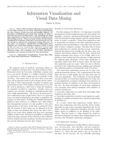 IEEE TRANSACTIONS ON VISUALIZATION AND COMPUTER GRAPHICS, VOL. 7, NO. 1, JANUARY-MARCHInformation Visualization and Visual Data Mining