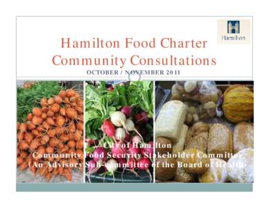 Microsoft PowerPoint - CFSSC Food Charter Consultation Nov[removed]ppt