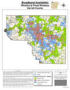 Broadband Availability  ® Wireline & Fixed-Wireless Carroll County