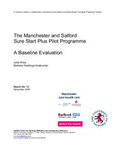 Adolescence / Controversies / Motherhood / Pregnancy / Teenage pregnancy / Youth / Sure Start / Social Exclusion Task Force / Sex education / North West England / Human development / Human sexuality