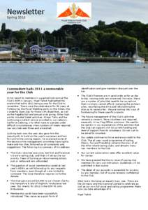 Newsletter Spring 2012 Royal Victoria Yacht Club Established 1845