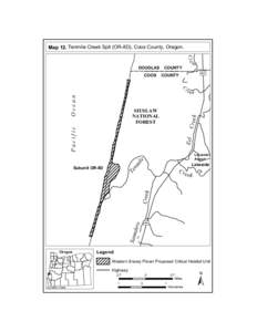 Map 12. Tenmile Creek Spit (OR-8D), Coos County, Oregon.  COOS COUNTY