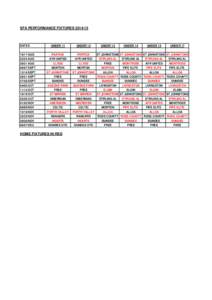 SFA PERFORMANCE FIXTURES[removed]DATES UNDER 11