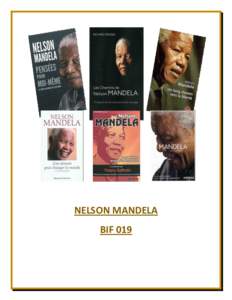 NELSON MANDELA BIF 019 Nelson Mandela[removed]Maharaj, Mac, Dir.