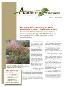 Review No. 68 FALL[removed]Fall Plant Sales Feature All-Stars,