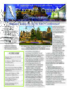 Volume XIII, Issue 8 August 2013 Register Today for ECA’s E&O Conference!  Electric Cities of