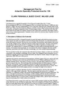 Odbert Island / Antarctic Peninsula / Ardery Island / Antarctic Specially Protected Areas / Australian Antarctic Territory / Shirley Island / McIntyre Island / Beall Island / Physical geography / Windmill Islands / Antarctica