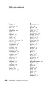 Stichwortverzeichnis  a Achilles 214 Actinomycin 163 Adler 142
