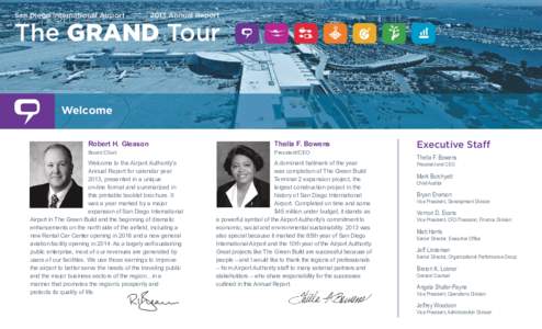 San Diego International Airport[removed]Annual Report The GRAND Tour Welcome