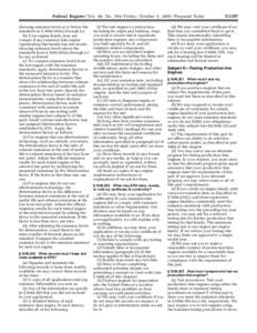 Federal Register / Vol. 66, No[removed]Friday, October 5, [removed]Proposed Rules showing emission levels at or below the standards in § [removed]a) through (c). (b) Your engine family does not comply if any emission-data 