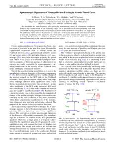 week ending 19 OCTOBER 2007 PHYSICAL REVIEW LETTERS  PRL 99, )