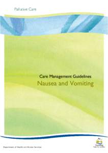 Care Management Guidelines  Nausea and Vomiting Page 1 of 11