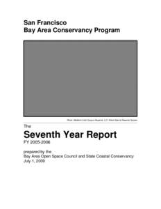 San Francisco Bay Area Conservancy Program Photo: Stebbins Cold Canyon Reserve, U.C. Davis Natural Reserve System  The