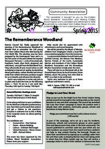  	  
   This newsletter is brought to you by the Colliers Wood Residents’ Association and Making Colliers