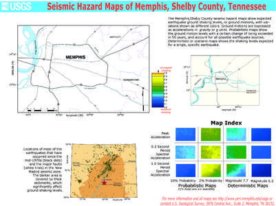 Seismic Hazard Maps of Memphis, Shelby County, Tennessee hi e Ri  70