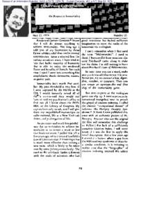 Essays of an Information Scientist, Vol:2, p.70-72, [removed]Current Contents, #21, p.5-7, May 22, 1974 May 22, 1974