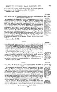 Tariff / 5th United States Congress / An Act further to protect the commerce of the United States / Quasi-War