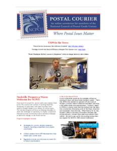 USPS in the News: 