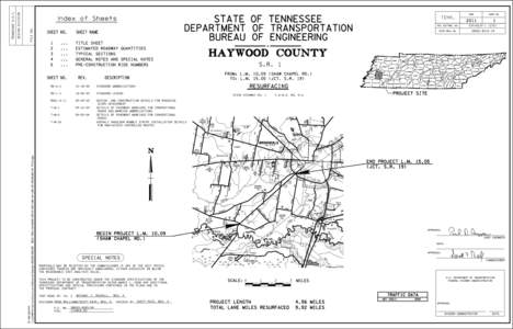 STATE OF TENNESSEE  SHEET NO. 2011