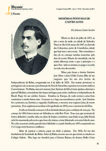 Blecaute  Uma Revista de Literatura e Artes Campina Grande (PB) – Ano 4 – Nº10 – Dezembro de 2011