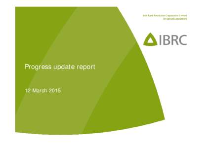 Microsoft PowerPoint - DOF_IBRC_Progress update report to 31 Dec 14 Final