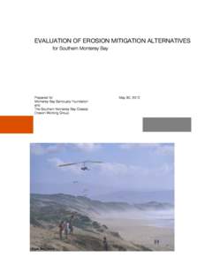 Evaluation of Erosion Mitigation Alternatives for Southern Monterey Bay[removed]