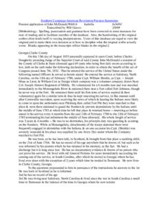 Southern Campaign American Revolution Pension Statements Pension application of John McDonald W6814 Isabella fn36NC Transcribed by Will Graves[removed]