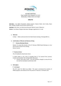 Regatta / Athletic Association of the Great Public Schools of New South Wales / International Rowing Federation / Sydney International Regatta Centre / Sports / Rowing / Head of the River