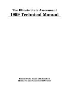 Standardized tests / Education in Illinois / Illinois Standards Achievement Test / Educational psychology / Mathematics education / SAT / Test / Achievement test / National Council of Teachers of Mathematics / Education / Evaluation / Education reform